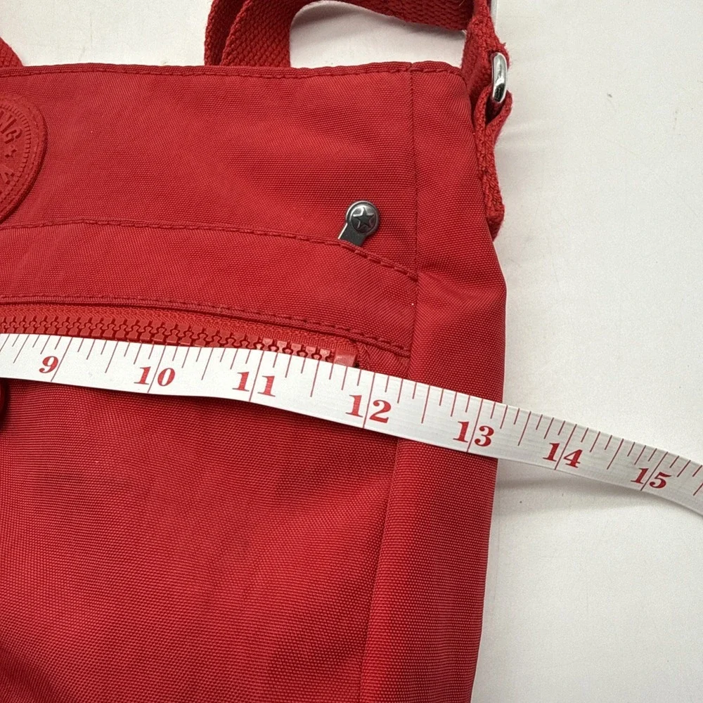Kipling Angie Crossbody Bag Red Nylon Lightweight Purse
